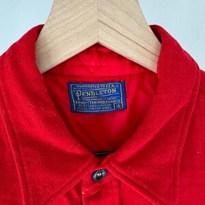 Pendleton Red Button Up